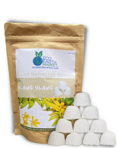 Eco Earth Market Ylang Ylang Toilet Refresher Bombs (20 Per Pack)