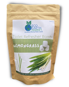 Eco Earth Market Lemongrass Toilet Refresher Bombs (20 Per Pack)
