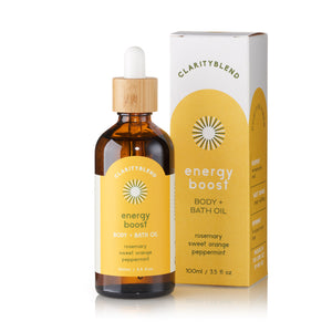 Clarity Blend Aromatherapy Energy Boost Body & Bath Oil