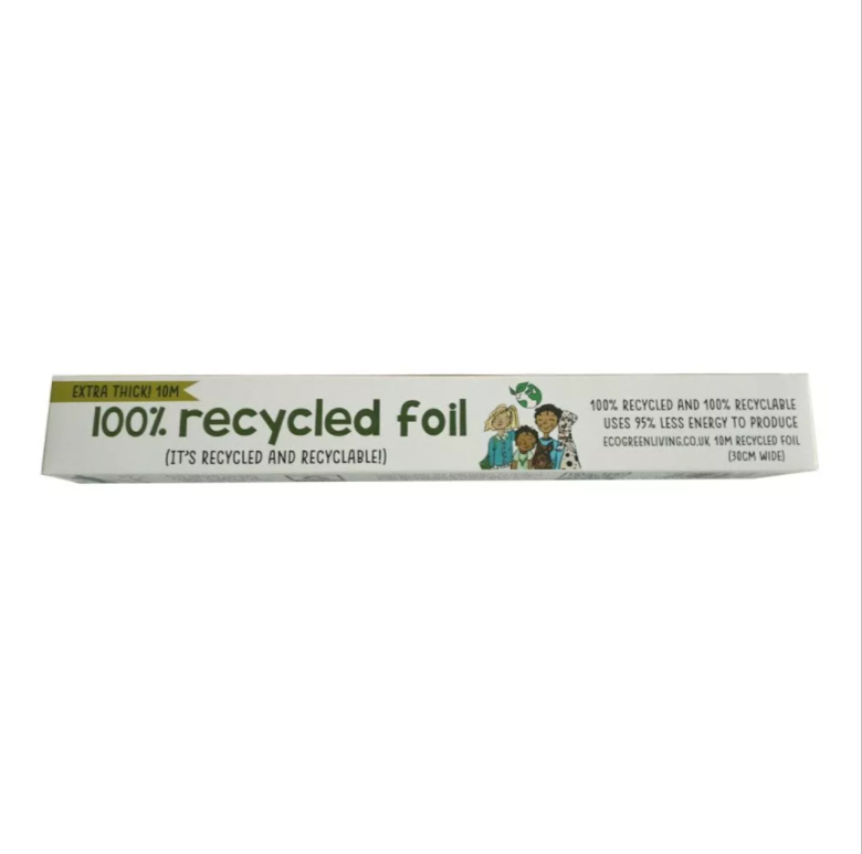 Eco Green Living 100% Recycled Aluminium Foil - 30cm x 10m