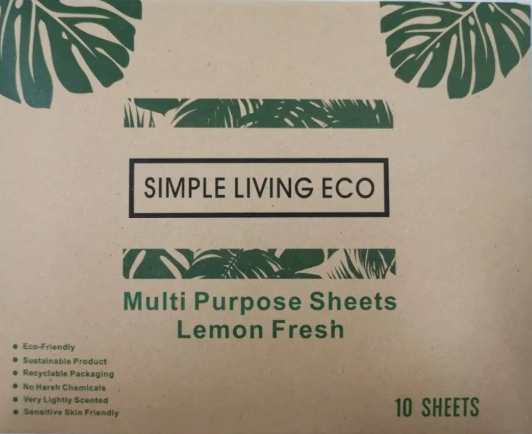 Simply Living Eco Multi Purpose Cleaning Sheets