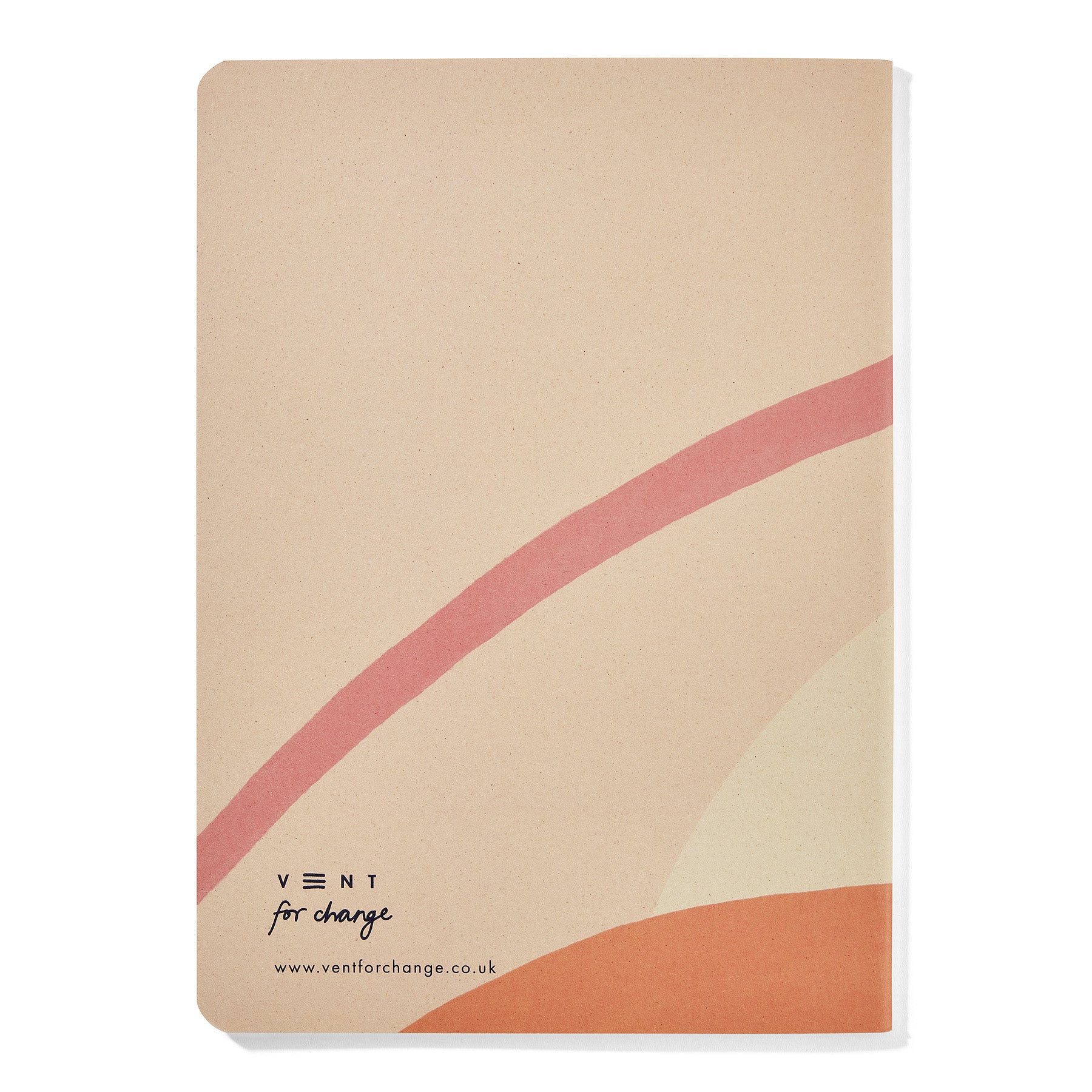 VENT for Change Recycled and Sustainable A5 Lined Ideas Notebook - Cream